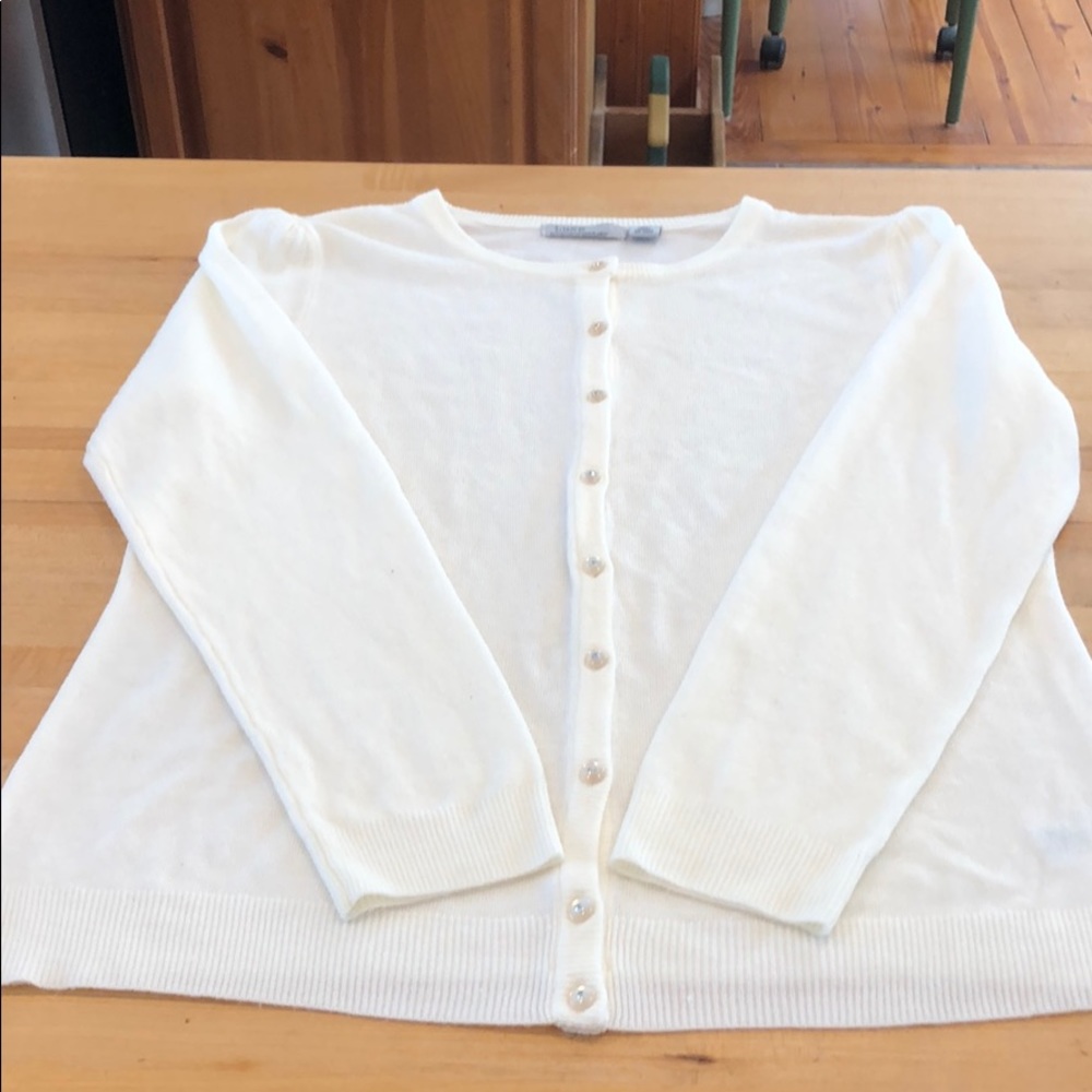 Cardigan winter white